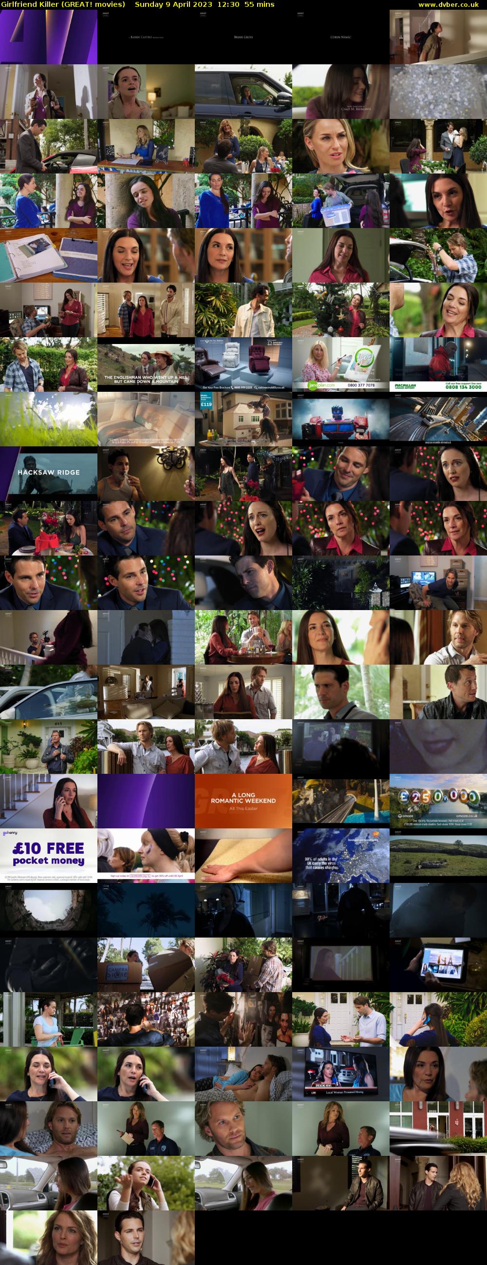 Girlfriend Killer (GREAT! movies) Sunday 9 April 2023 12:30 - 13:25