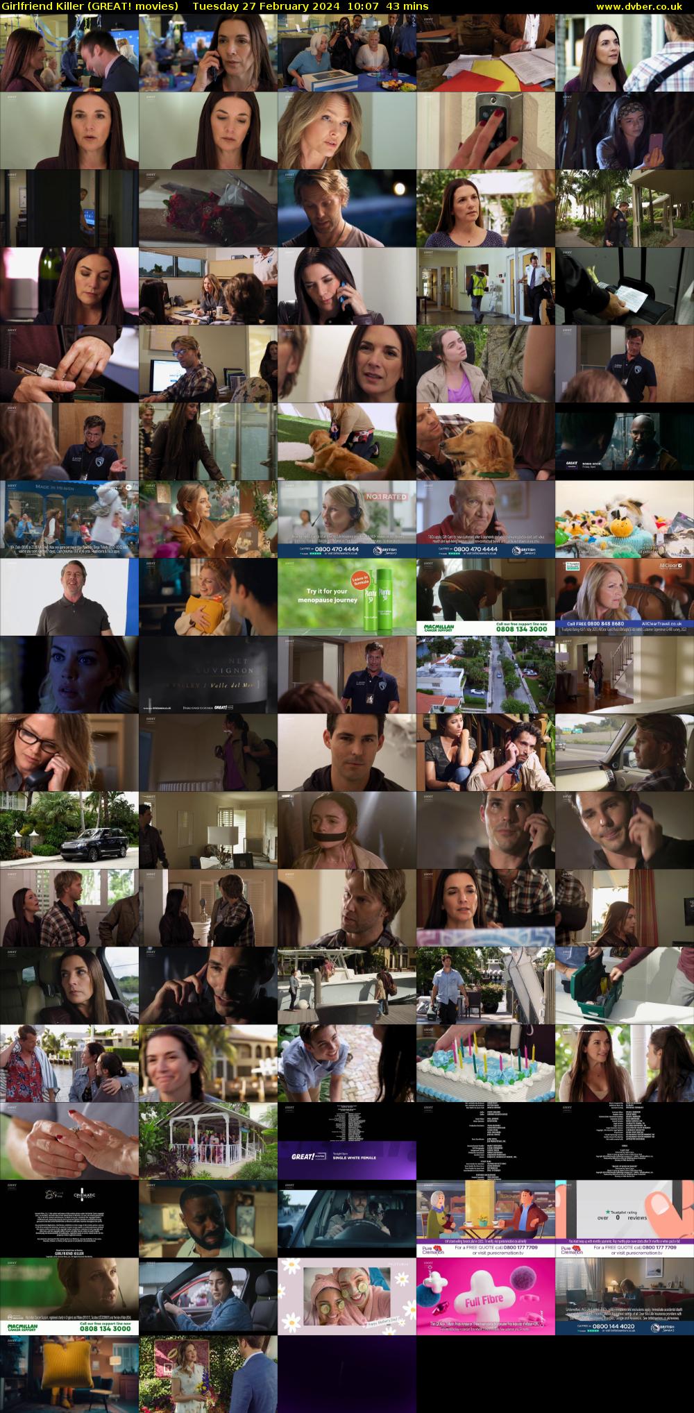 Girlfriend Killer (GREAT! movies) Tuesday 27 February 2024 10:07 - 10:50
