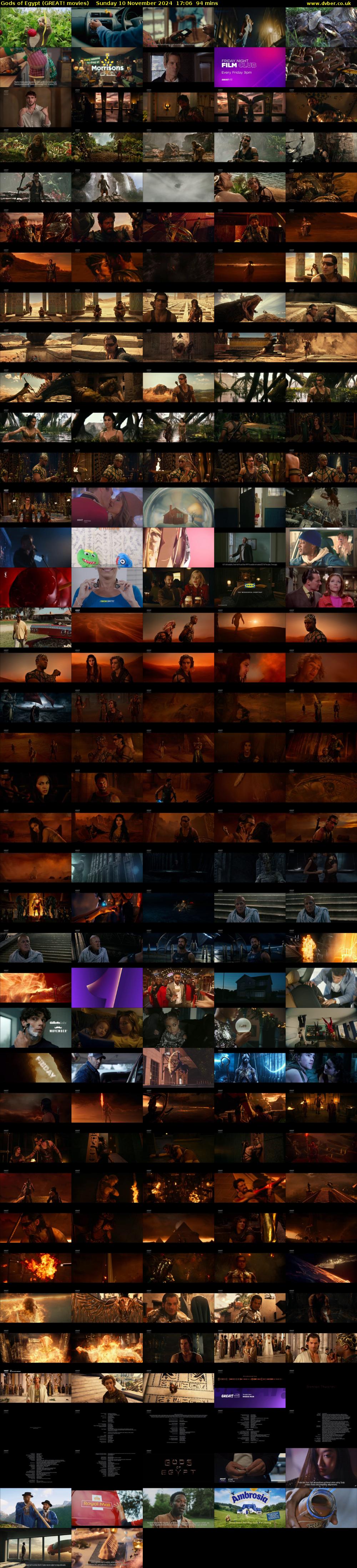 Gods of Egypt (GREAT! movies) Sunday 10 November 2024 17:06 - 18:40