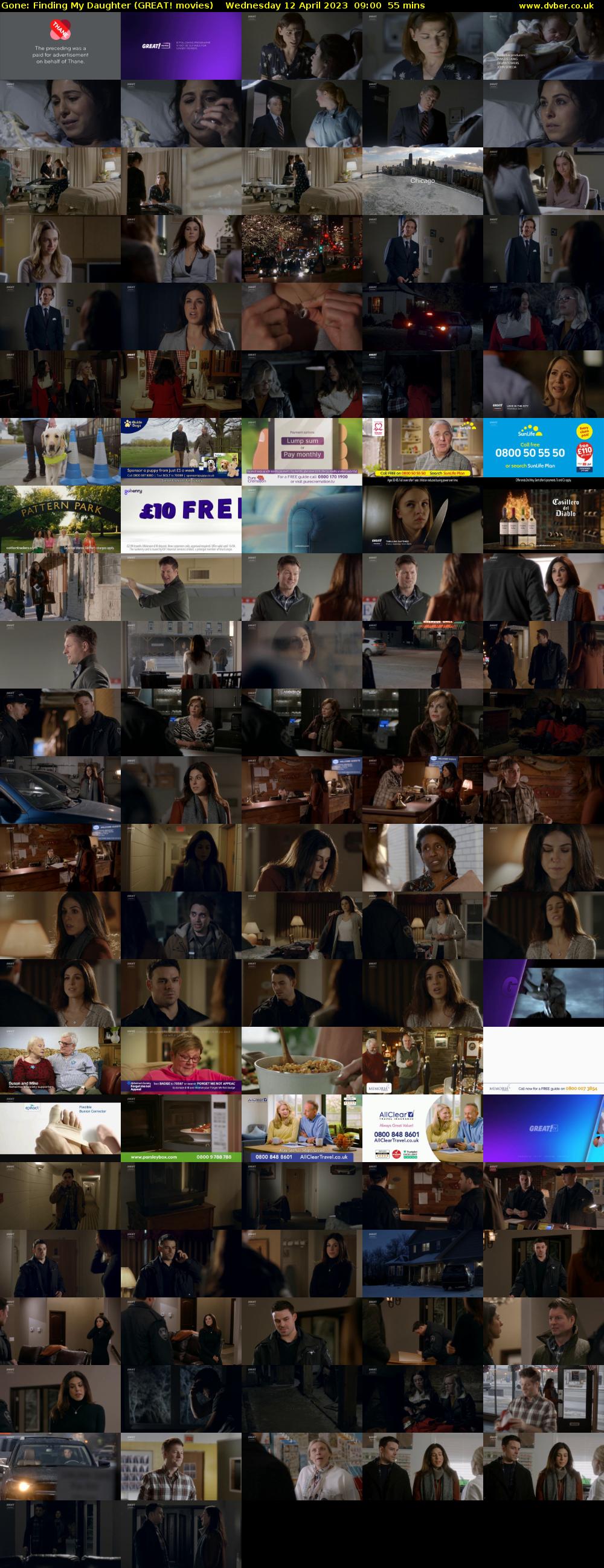 Gone: Finding My Daughter (GREAT! movies) Wednesday 12 April 2023 09:00 - 09:55