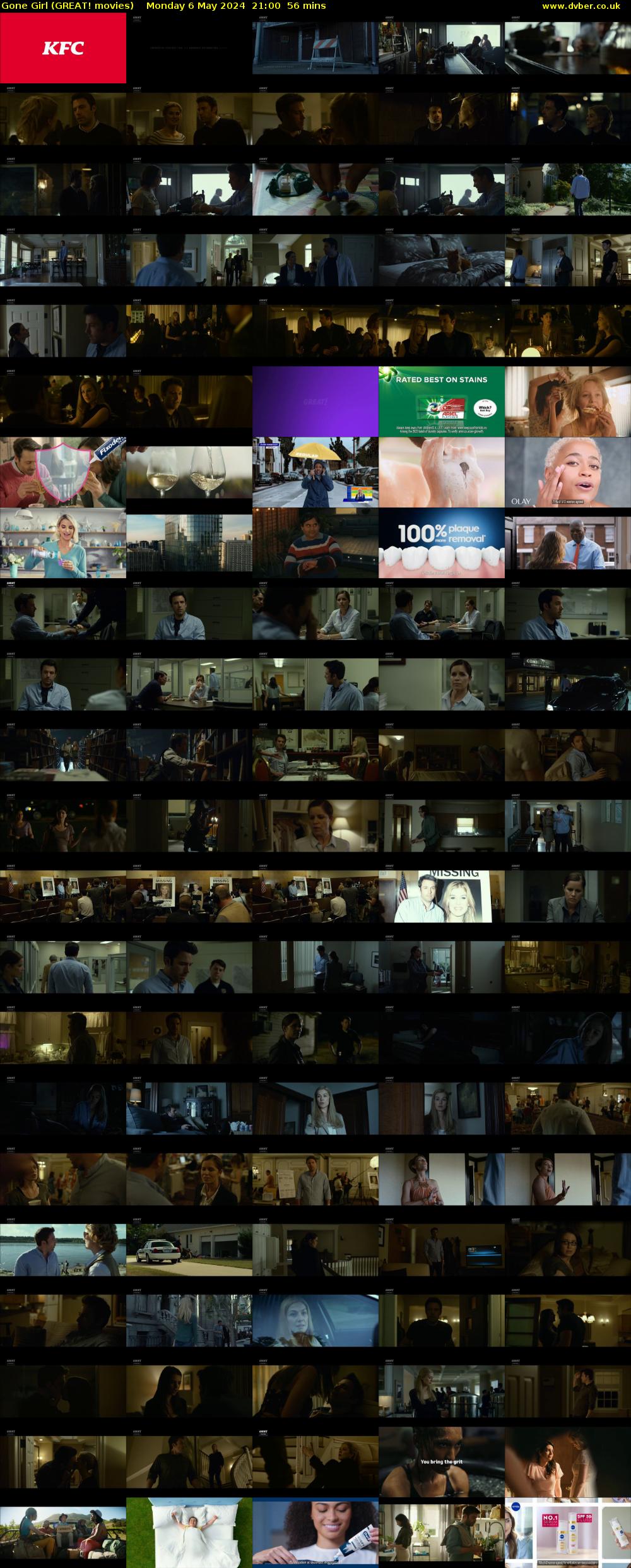 Gone Girl (GREAT! movies) Monday 6 May 2024 21:00 - 21:56