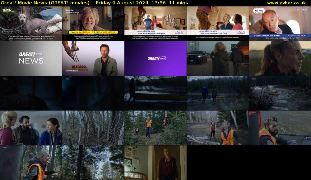 Great! Movie News (GREAT! movies) Friday 9 August 2024 13:56 - 14:07