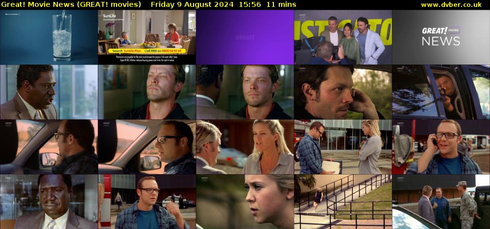 Great! Movie News (GREAT! movies) Friday 9 August 2024 15:56 - 16:07