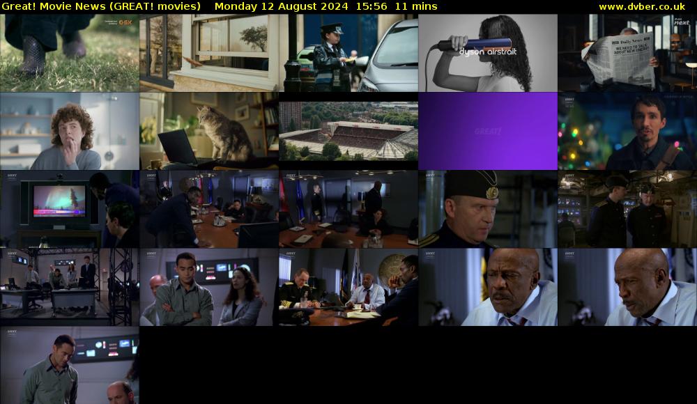 Great! Movie News (GREAT! movies) Monday 12 August 2024 15:56 - 16:07