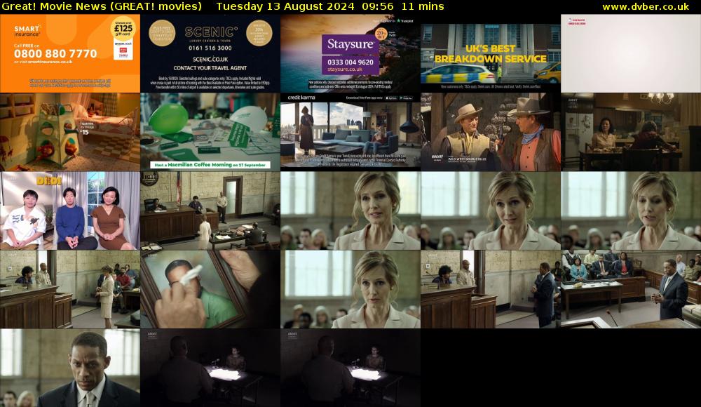 Great! Movie News (GREAT! movies) Tuesday 13 August 2024 09:56 - 10:07