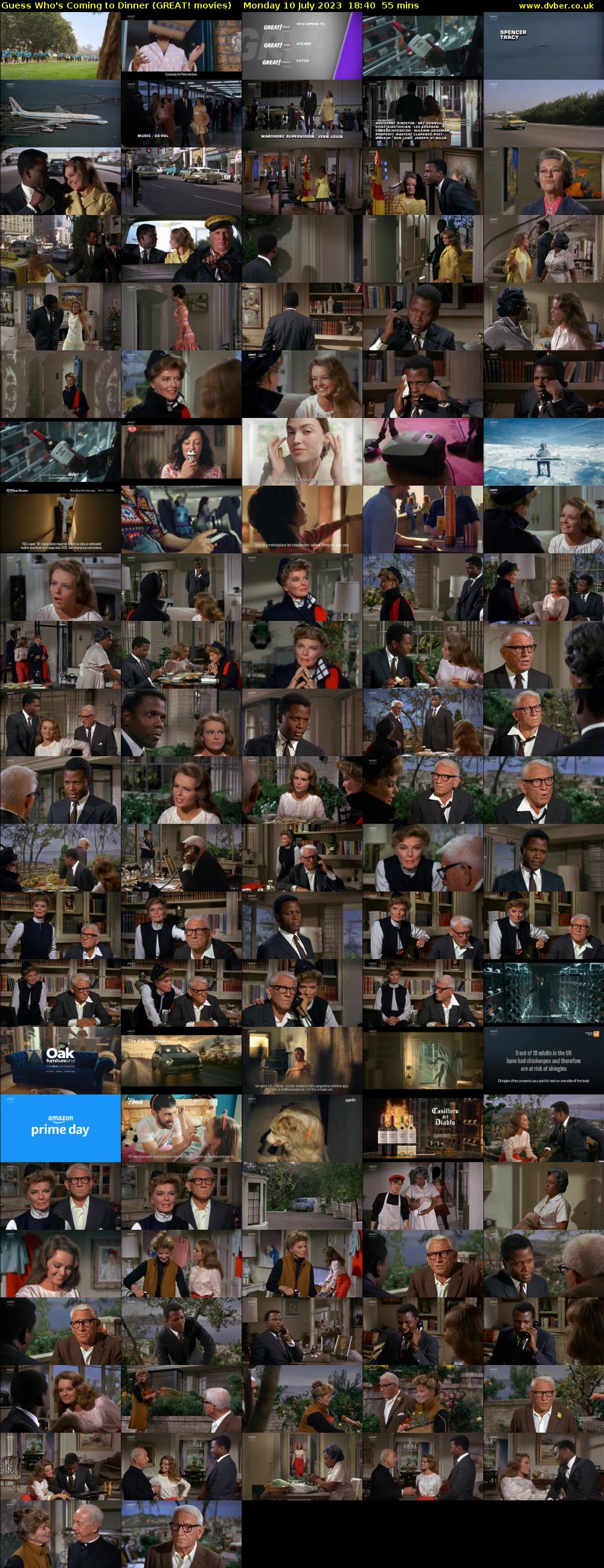 Guess Who's Coming to Dinner (GREAT! movies) Monday 10 July 2023 18:40 - 19:35