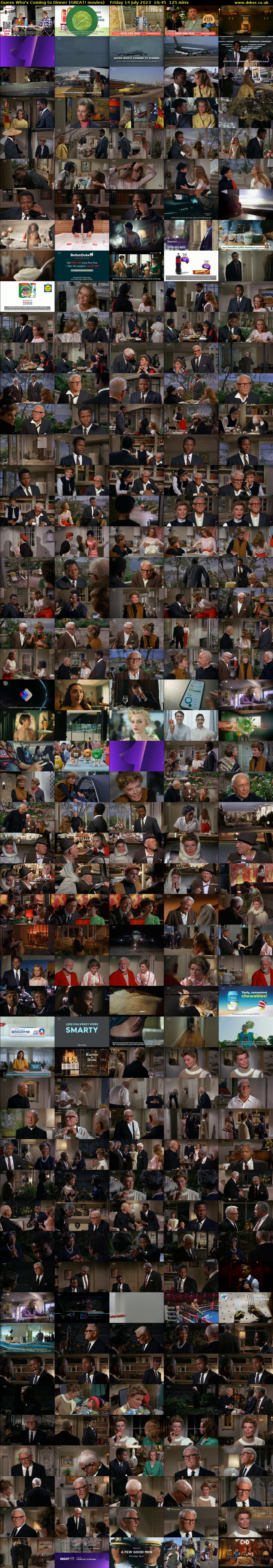Guess Who's Coming to Dinner (GREAT! movies) Friday 14 July 2023 16:45 - 18:50