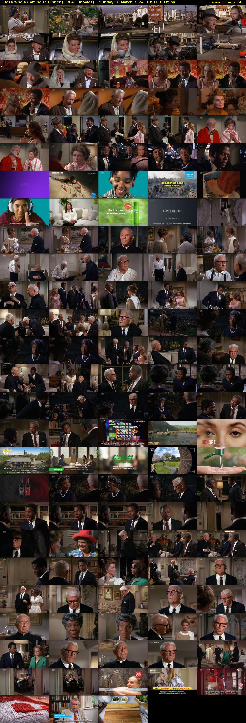 Guess Who's Coming to Dinner (GREAT! movies) Sunday 10 March 2024 13:37 - 14:40