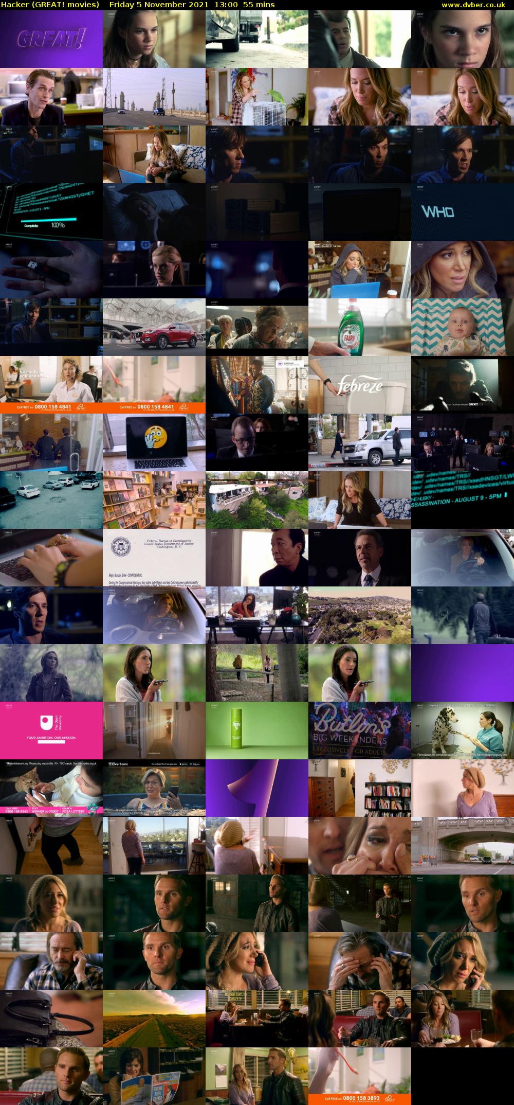 Hacker (GREAT! movies) Friday 5 November 2021 13:00 - 13:55