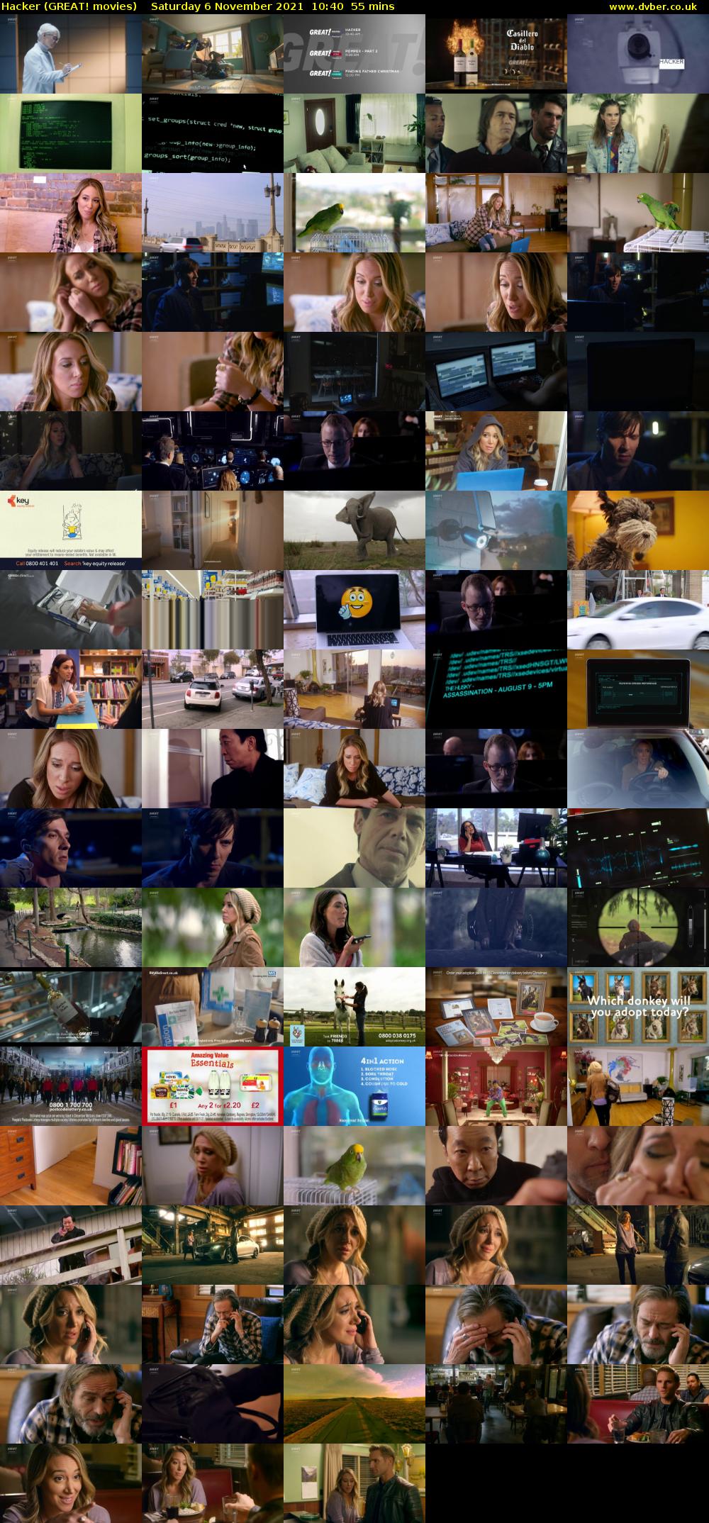 Hacker (GREAT! movies) Saturday 6 November 2021 10:40 - 11:35