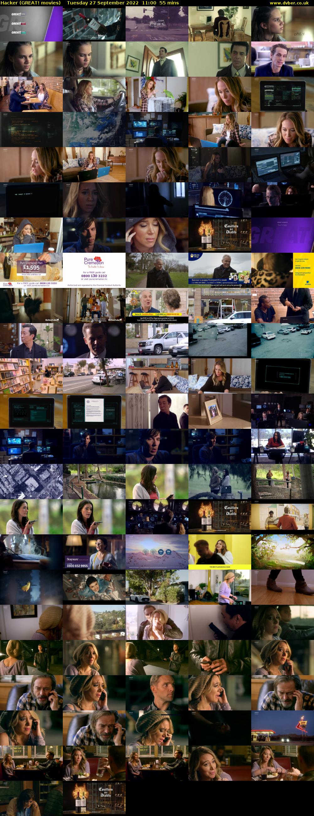 Hacker (GREAT! movies) Tuesday 27 September 2022 11:00 - 11:55