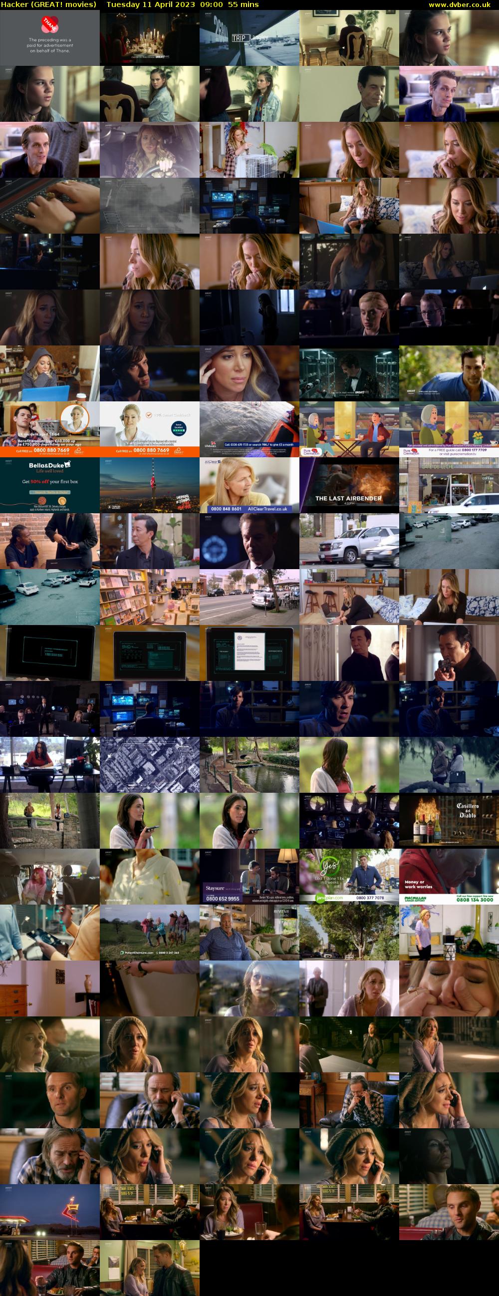 Hacker (GREAT! movies) Tuesday 11 April 2023 09:00 - 09:55