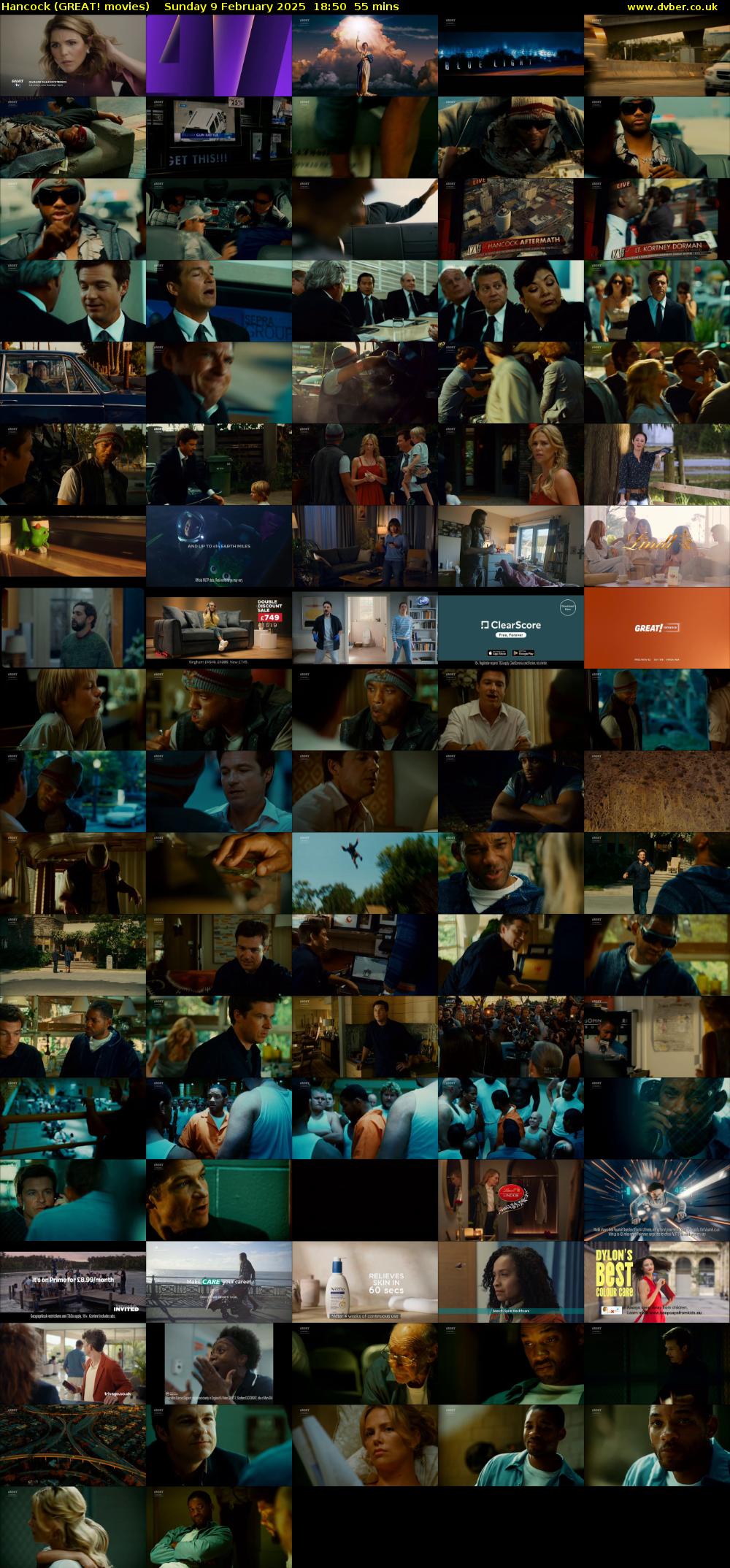 Hancock (GREAT! movies) Sunday 9 February 2025 18:50 - 19:45
