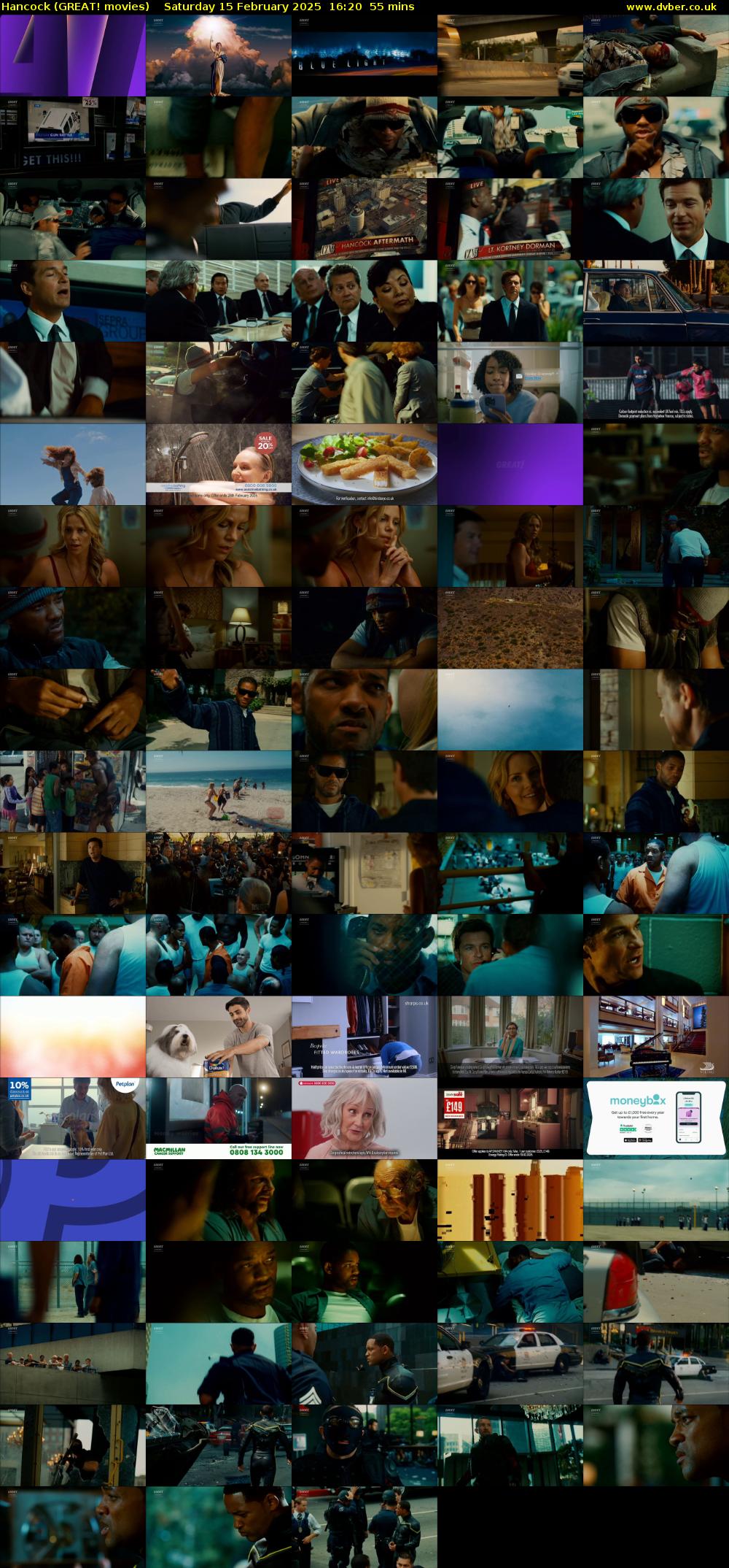 Hancock (GREAT! movies) Saturday 15 February 2025 16:20 - 17:15