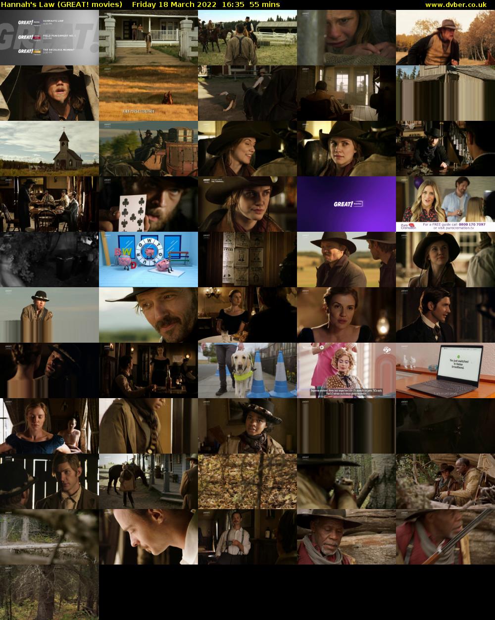 Hannah's Law (GREAT! movies) Friday 18 March 2022 16:35 - 17:30