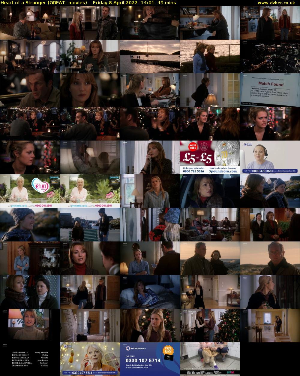 Heart of a Stranger (GREAT! movies) Friday 8 April 2022 14:01 - 14:50
