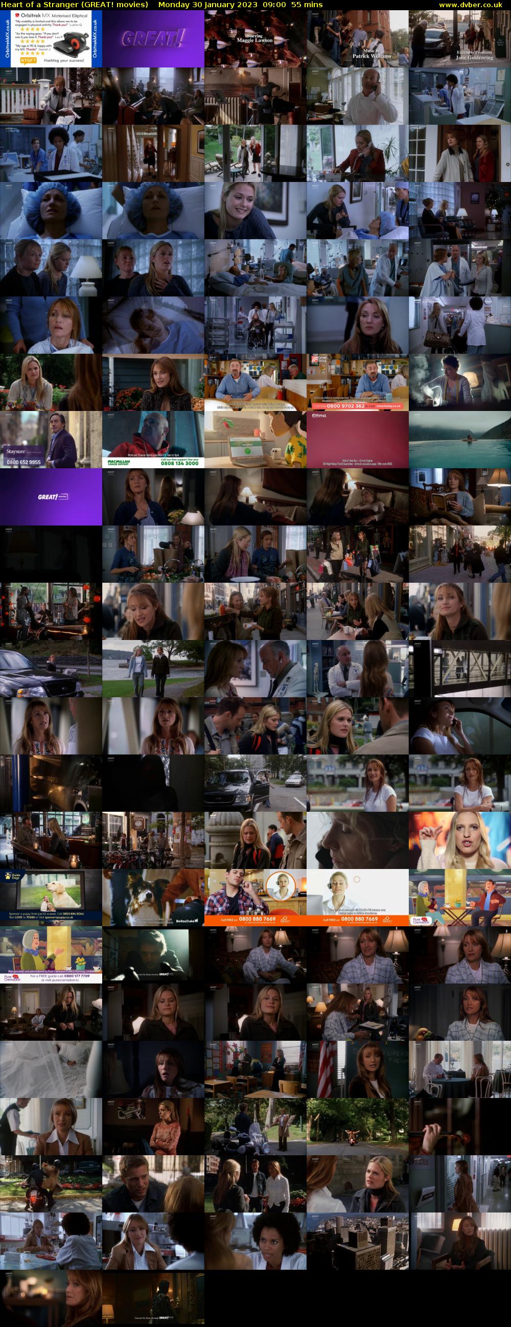 Heart of a Stranger (GREAT! movies) Monday 30 January 2023 09:00 - 09:55