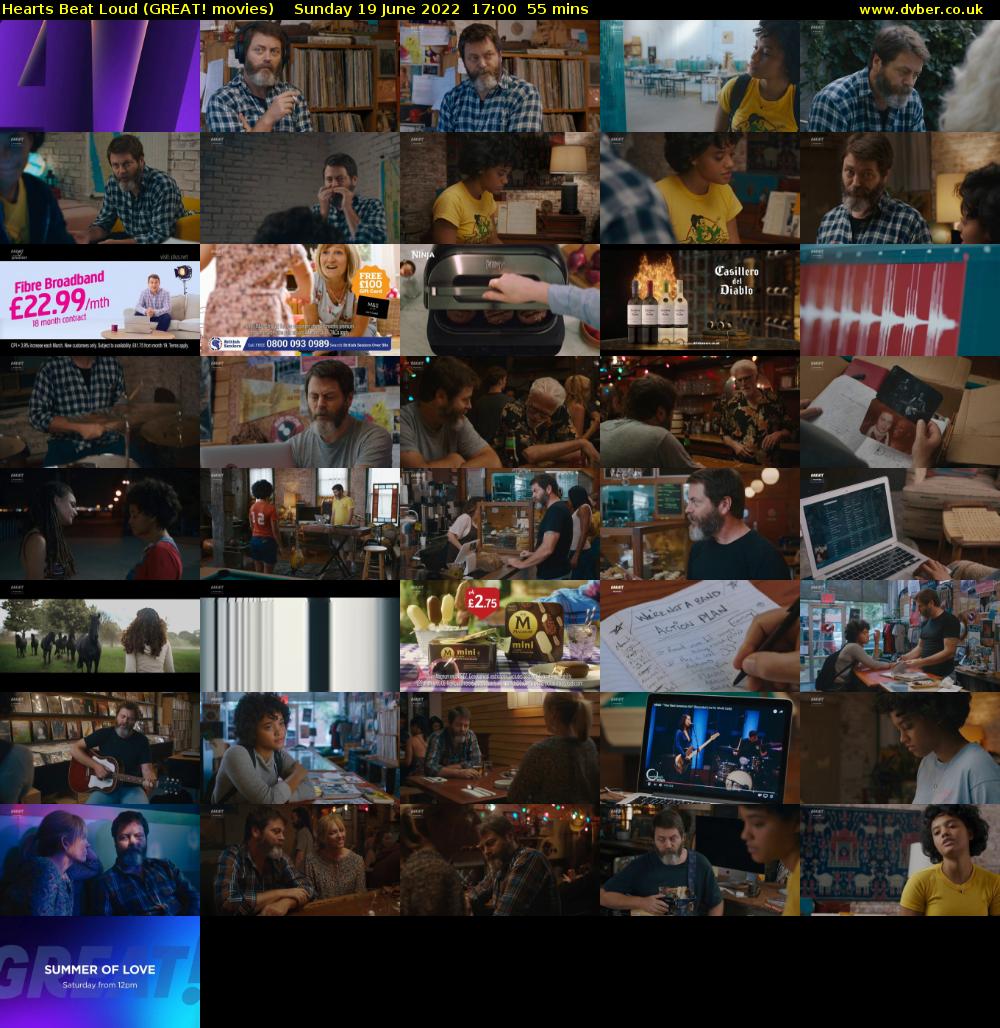 Hearts Beat Loud (GREAT! movies) Sunday 19 June 2022 17:00 - 17:55