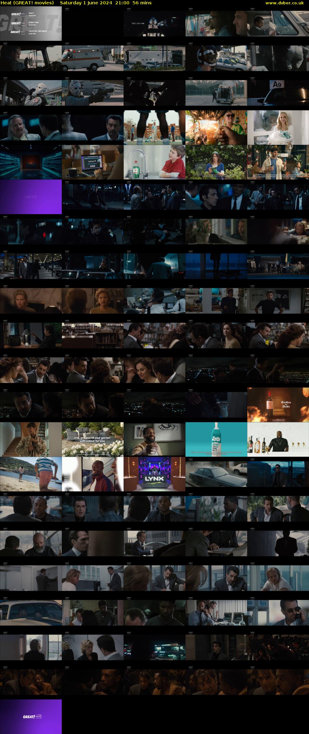 Heat (GREAT! movies) Saturday 1 June 2024 21:00 - 21:56