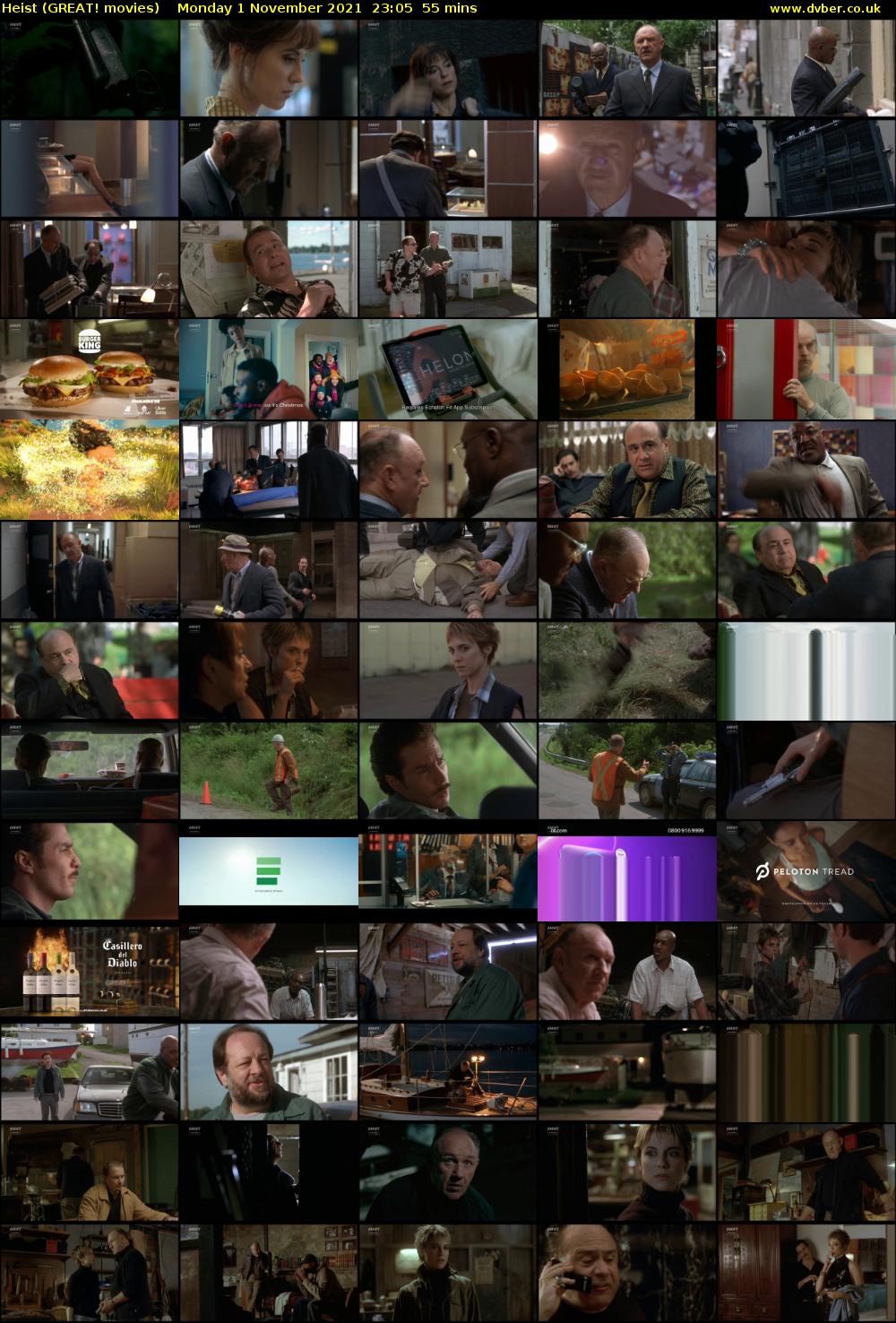 Heist (GREAT! movies) Monday 1 November 2021 23:05 - 00:00
