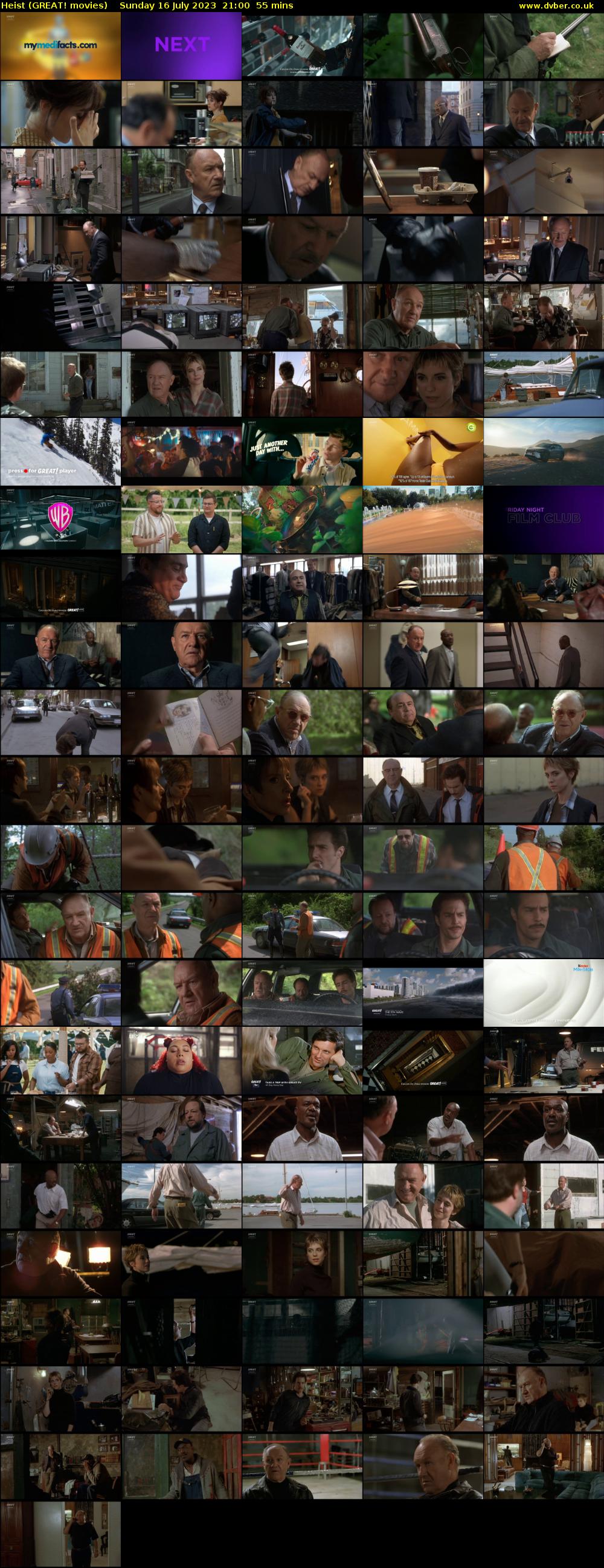 Heist (GREAT! movies) Sunday 16 July 2023 21:00 - 21:55