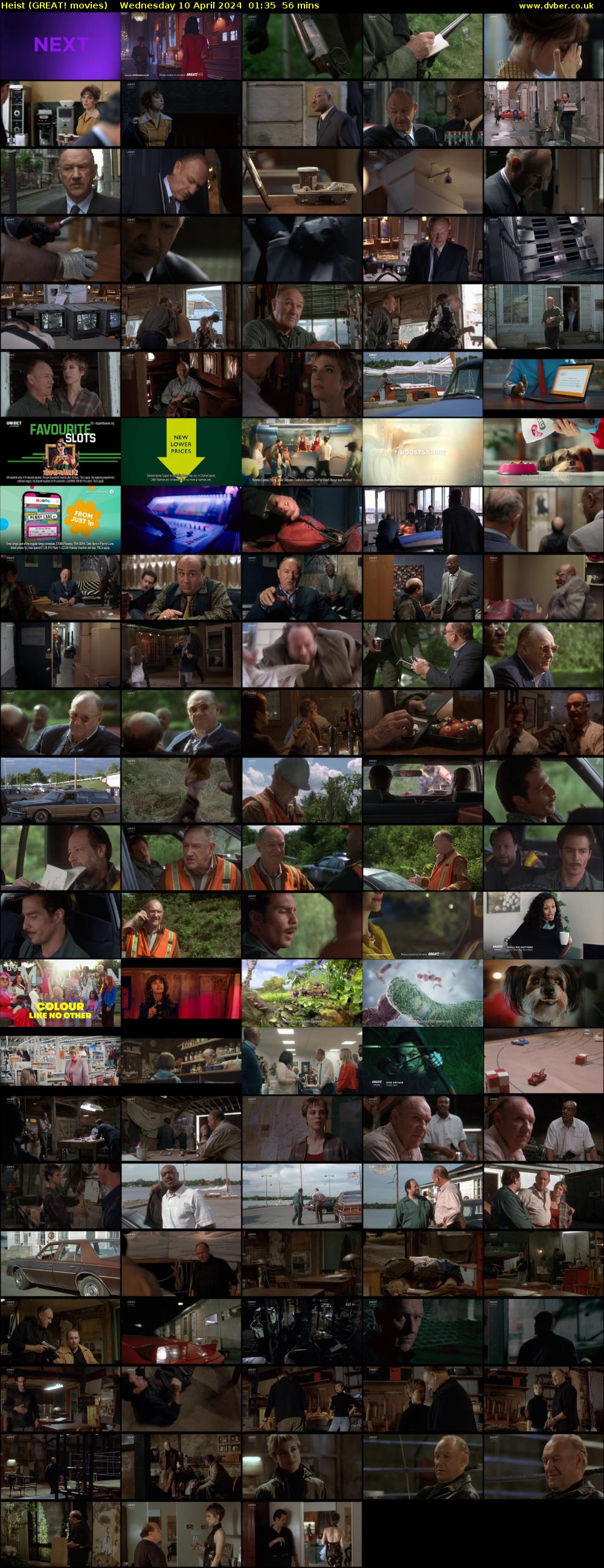 Heist (GREAT! movies) Wednesday 10 April 2024 01:35 - 02:31