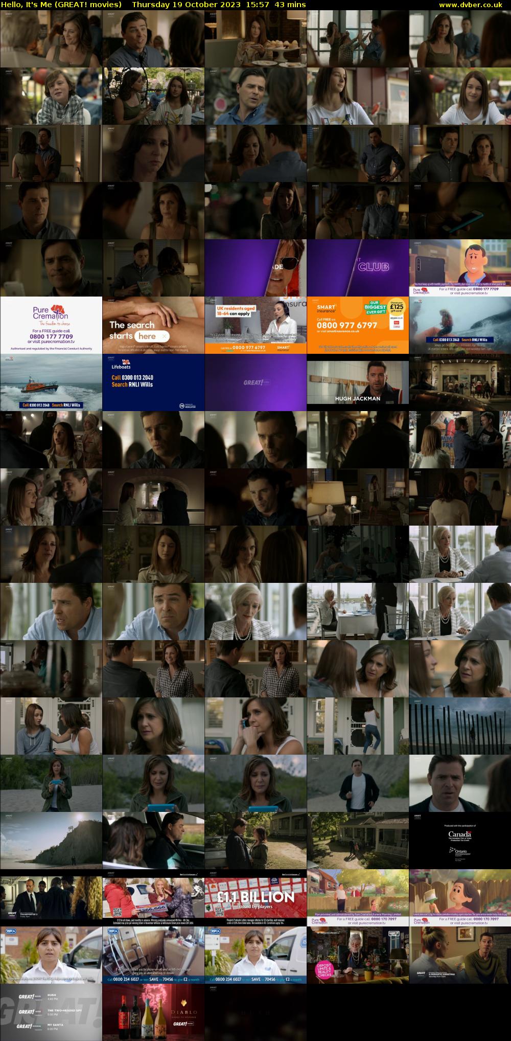 Hello, It's Me (GREAT! movies) Thursday 19 October 2023 15:57 - 16:40