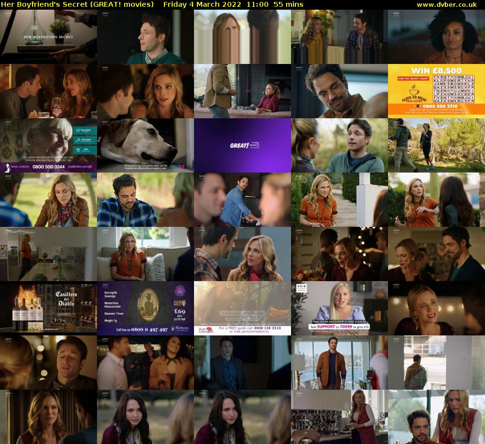 Her Boyfriend's Secret (GREAT! movies) Friday 4 March 2022 11:00 - 11:55
