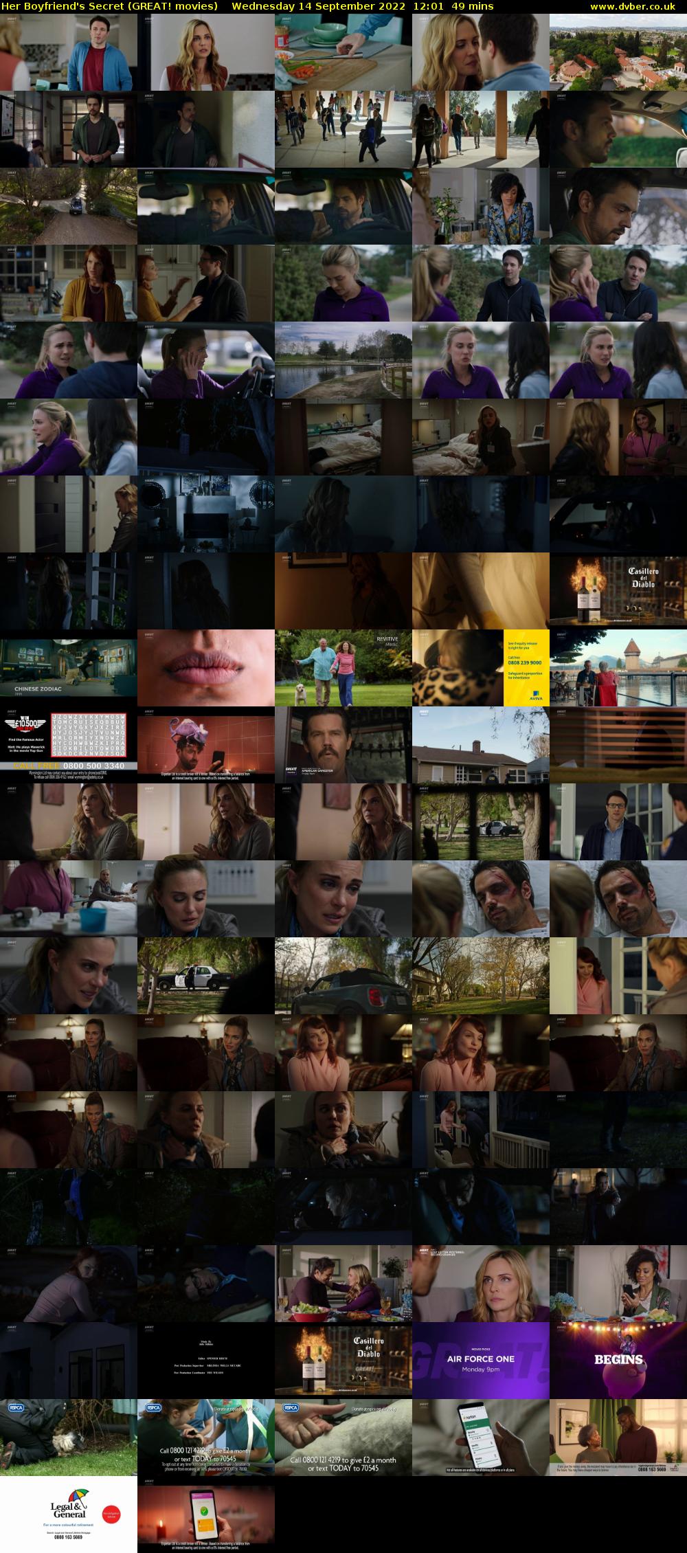 Her Boyfriend's Secret (GREAT! movies) Wednesday 14 September 2022 12:01 - 12:50