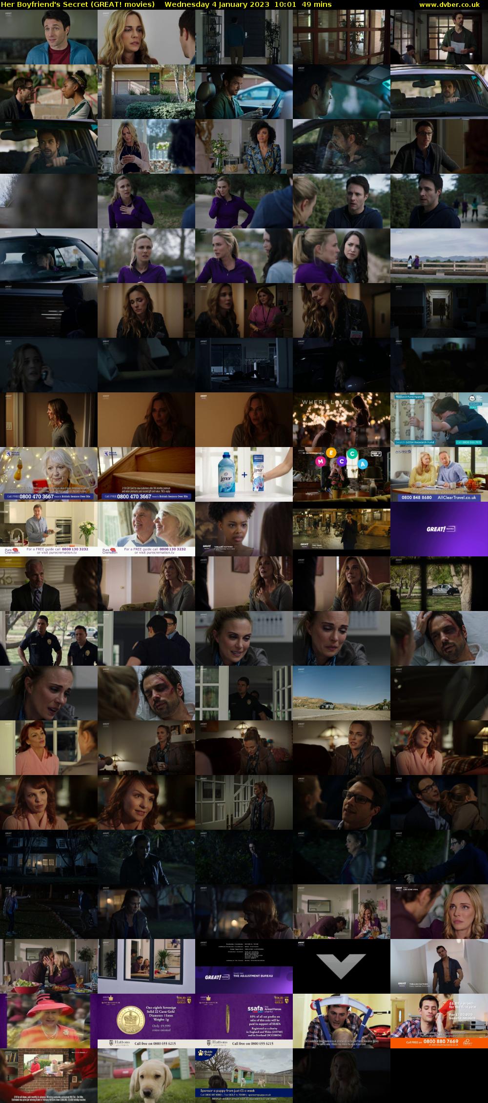 Her Boyfriend's Secret (GREAT! movies) Wednesday 4 January 2023 10:01 - 10:50