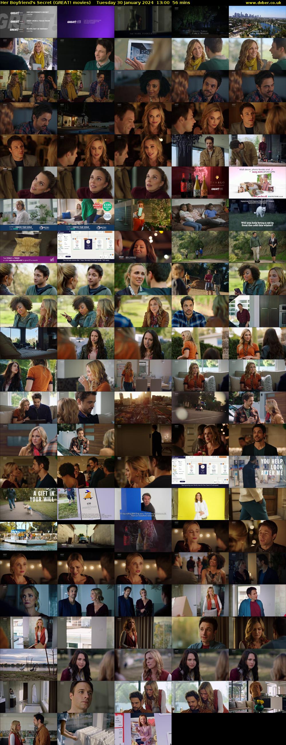 Her Boyfriend's Secret (GREAT! movies) Tuesday 30 January 2024 13:00 - 13:56