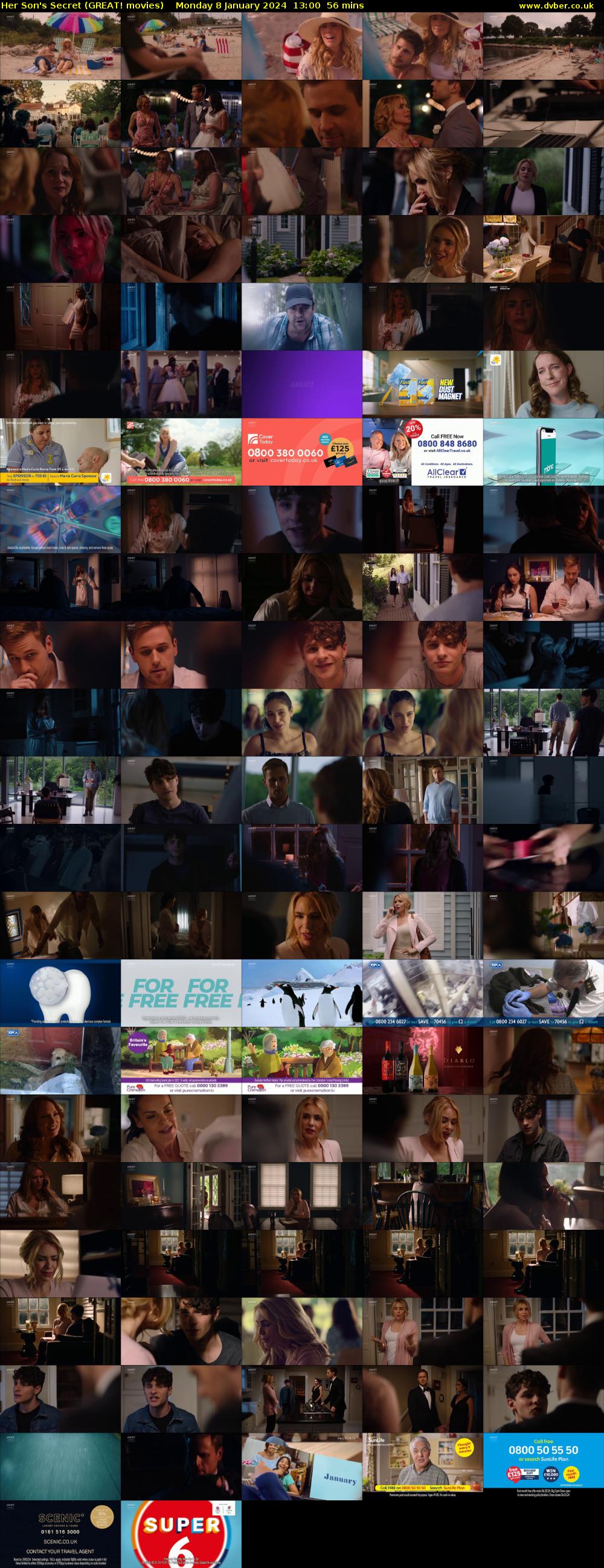 Her Son's Secret (GREAT! movies) Monday 8 January 2024 13:00 - 13:56