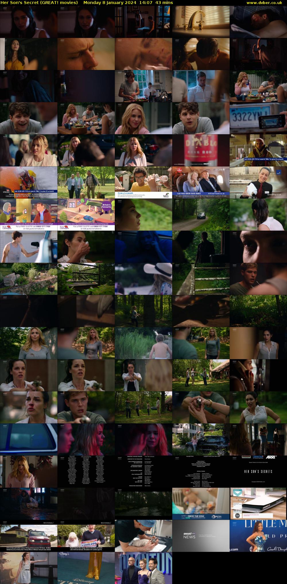 Her Son's Secret (GREAT! movies) Monday 8 January 2024 14:07 - 14:50