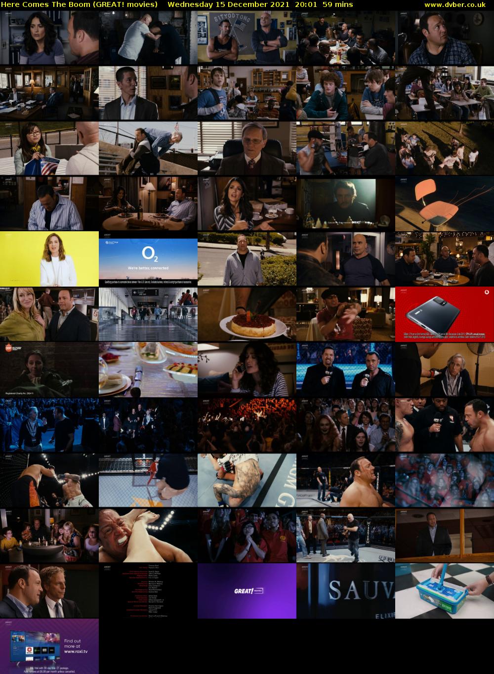 Here Comes The Boom (GREAT! movies) Wednesday 15 December 2021 20:01 - 21:00