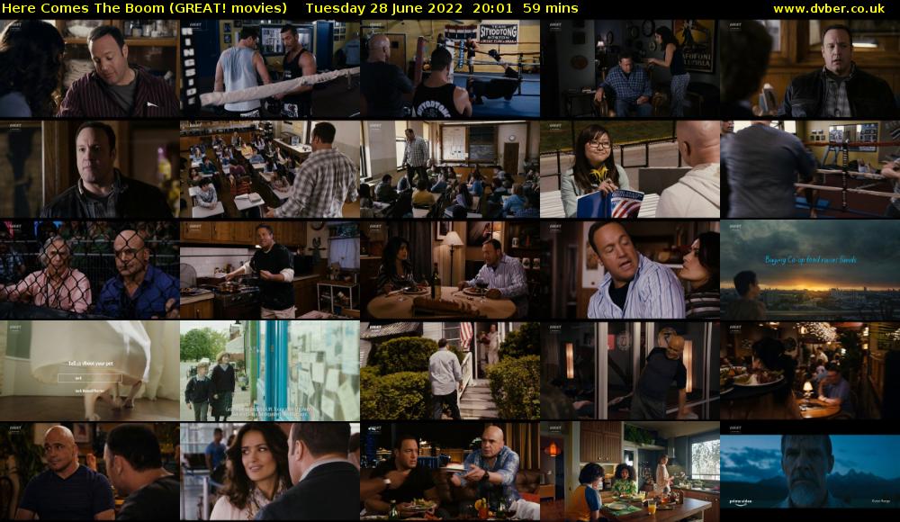Here Comes The Boom (GREAT! movies) Tuesday 28 June 2022 20:01 - 21:00