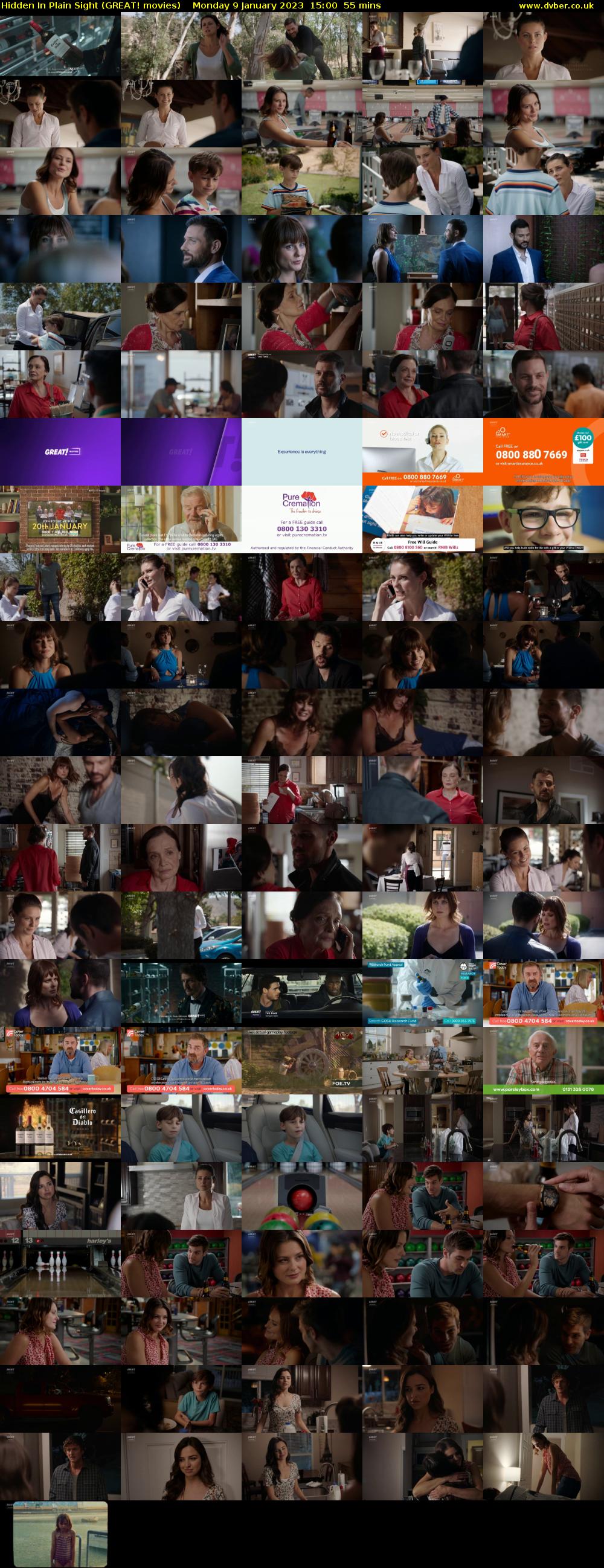 Hidden In Plain Sight (GREAT! movies) Monday 9 January 2023 15:00 - 15:55