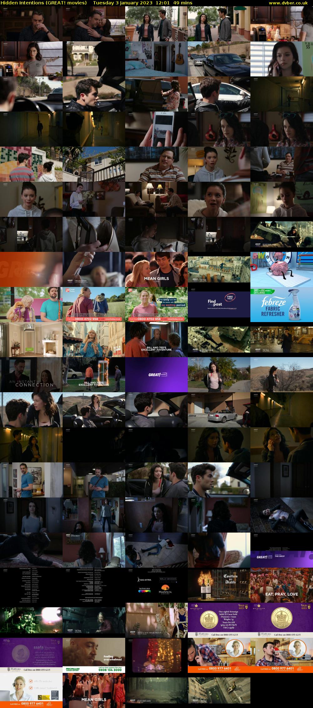 Hidden Intentions (GREAT! movies) Tuesday 3 January 2023 12:01 - 12:50