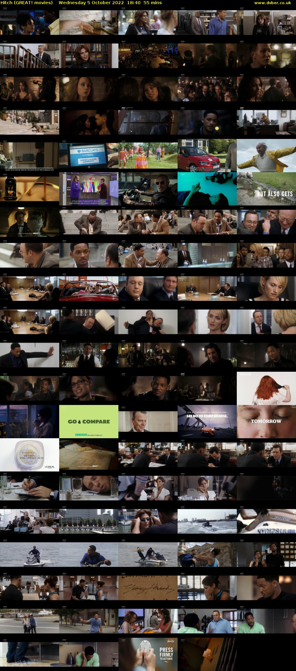 Hitch (GREAT! movies) Wednesday 5 October 2022 18:40 - 19:35