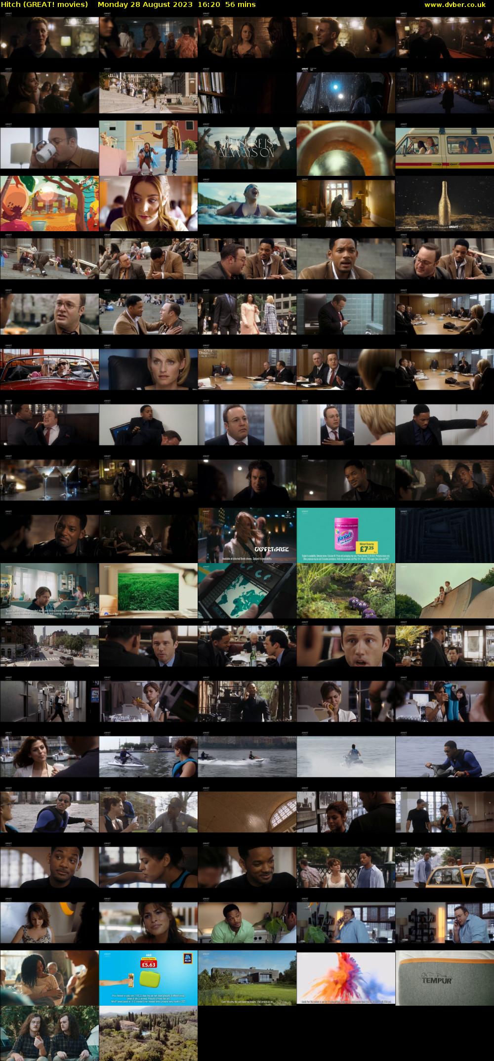 Hitch (GREAT! movies) Monday 28 August 2023 16:20 - 17:16