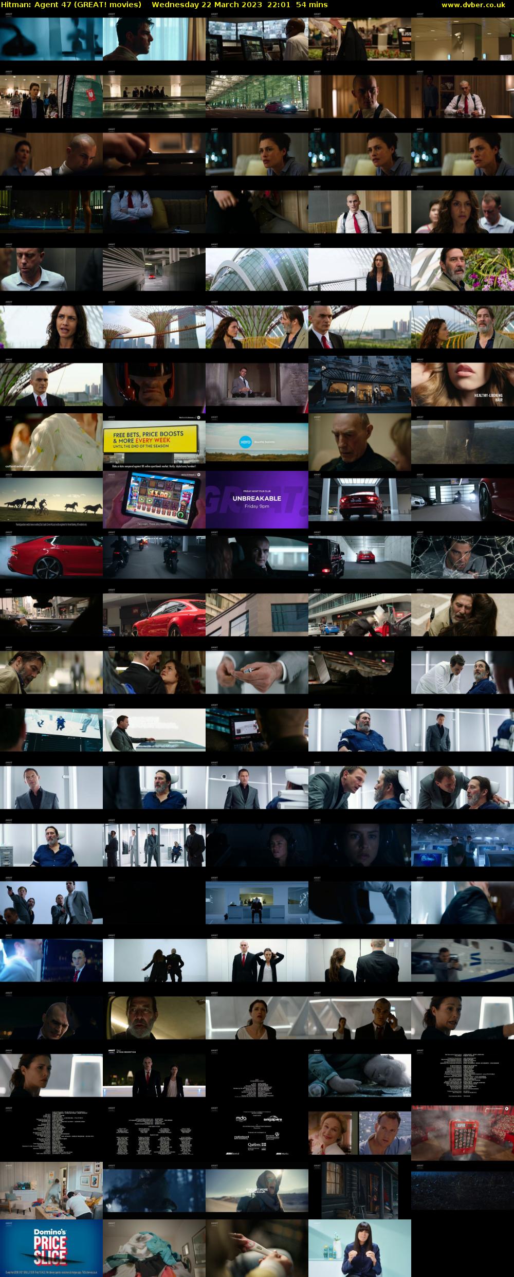 Hitman: Agent 47 (GREAT! movies) Wednesday 22 March 2023 22:01 - 22:55