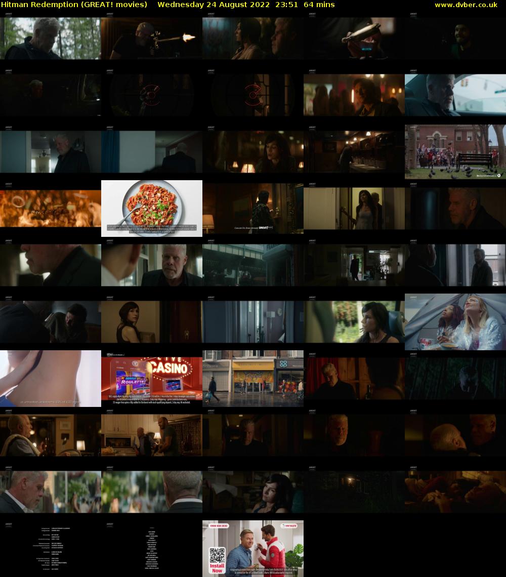 Hitman Redemption (GREAT! movies) Wednesday 24 August 2022 23:51 - 00:55