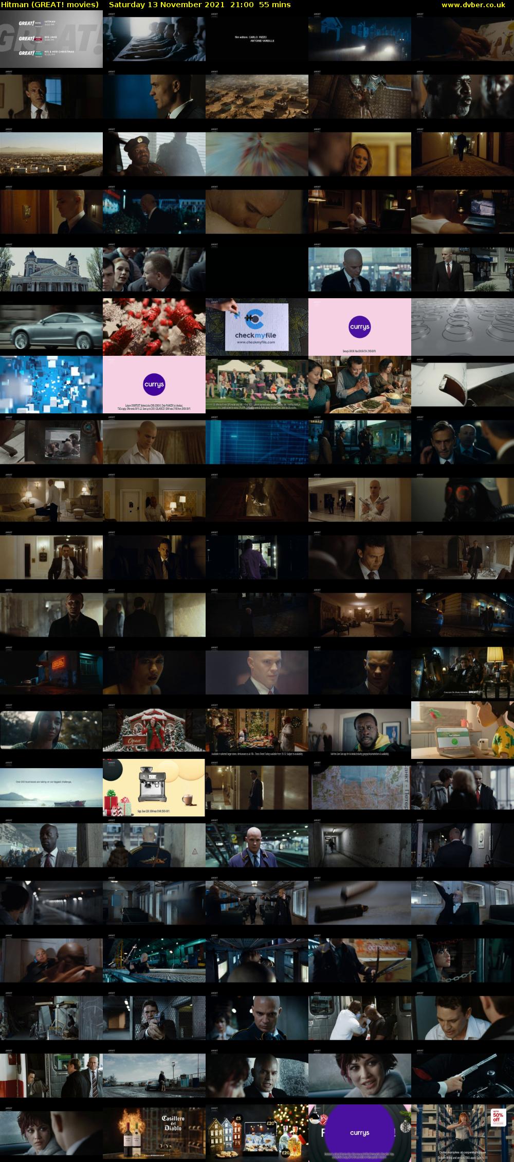 Hitman (GREAT! movies) Saturday 13 November 2021 21:00 - 21:55