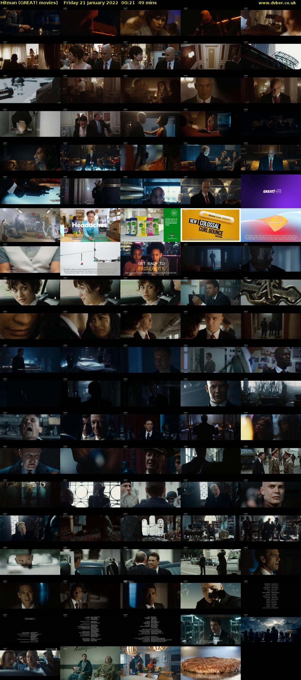 Hitman (GREAT! movies) Friday 21 January 2022 00:21 - 01:10