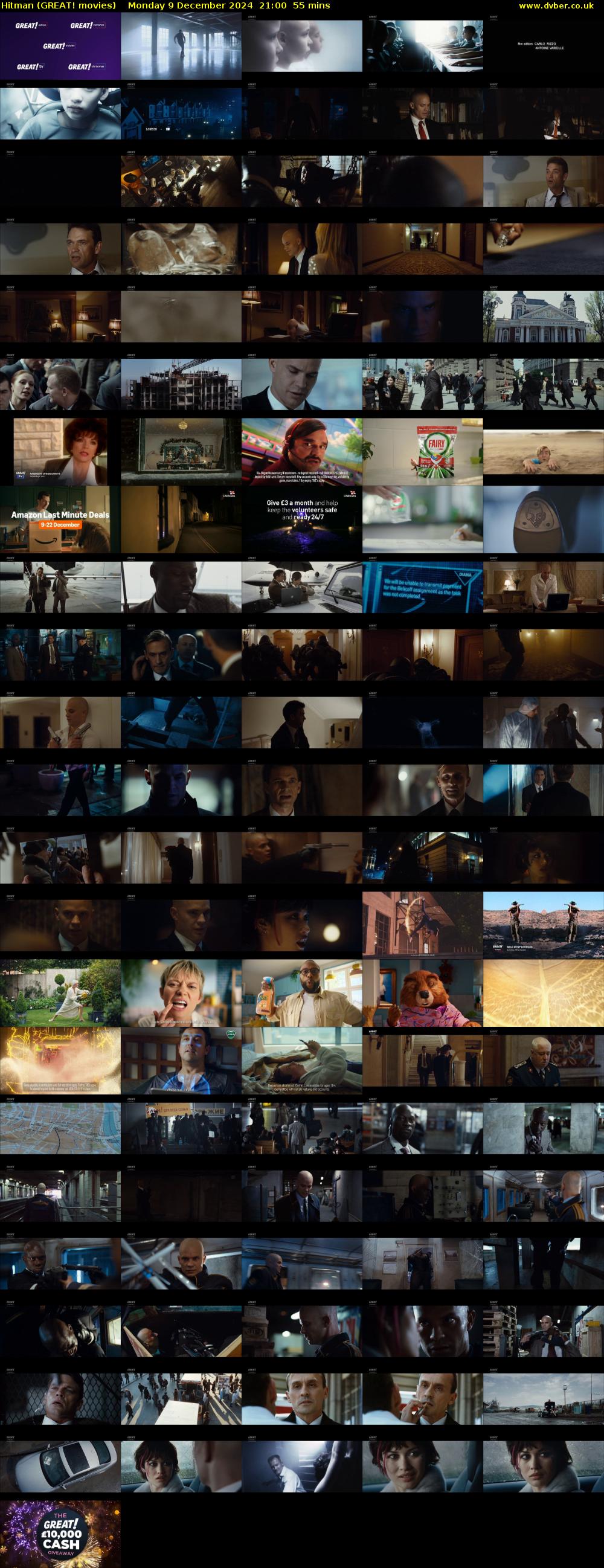 Hitman (GREAT! movies) Monday 9 December 2024 21:00 - 21:55