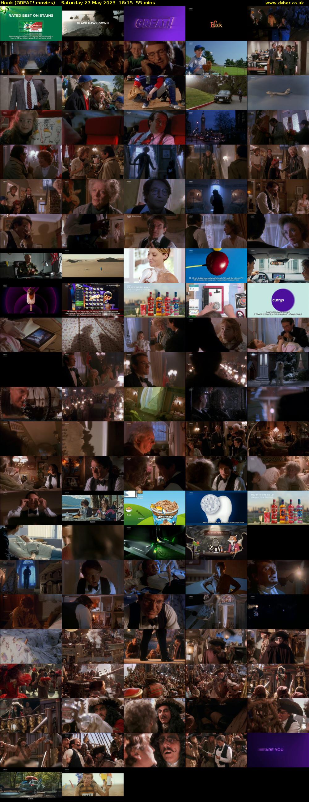 Hook (GREAT! movies) Saturday 27 May 2023 18:15 - 19:10