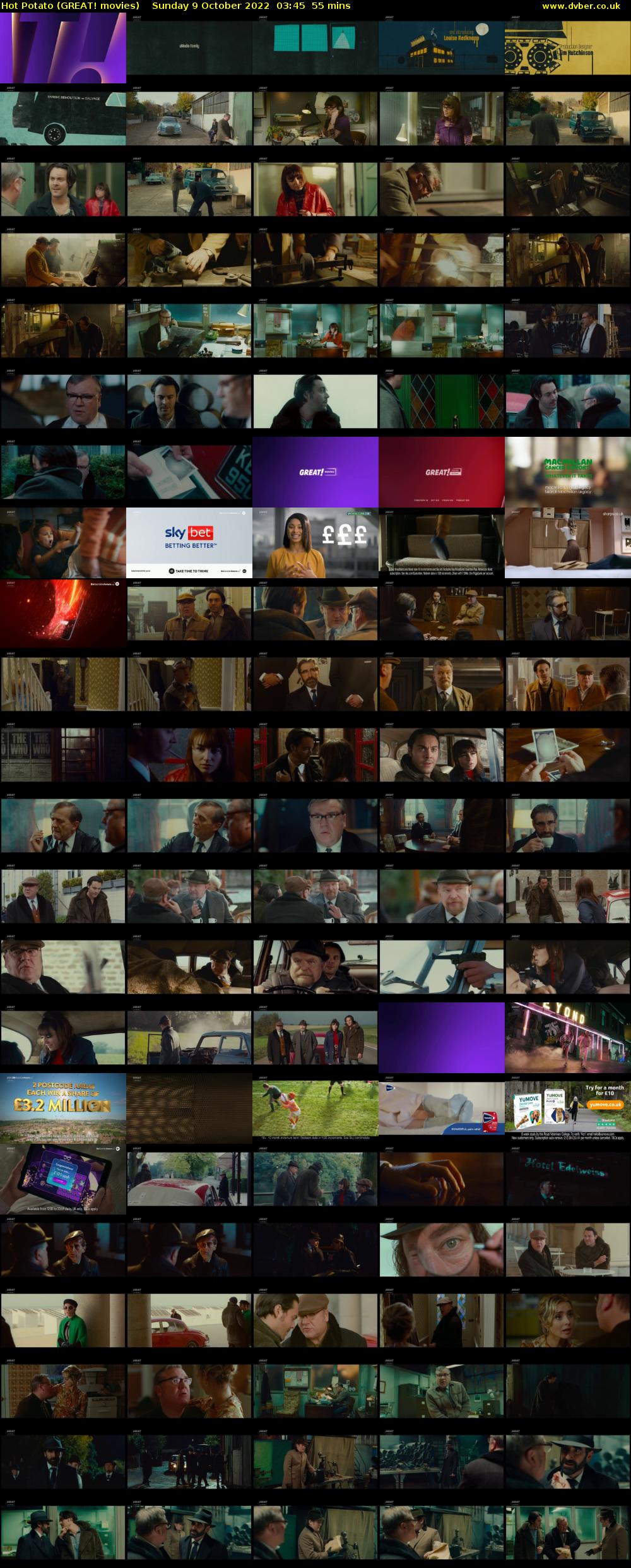 Hot Potato (GREAT! movies) Sunday 9 October 2022 03:45 - 04:40