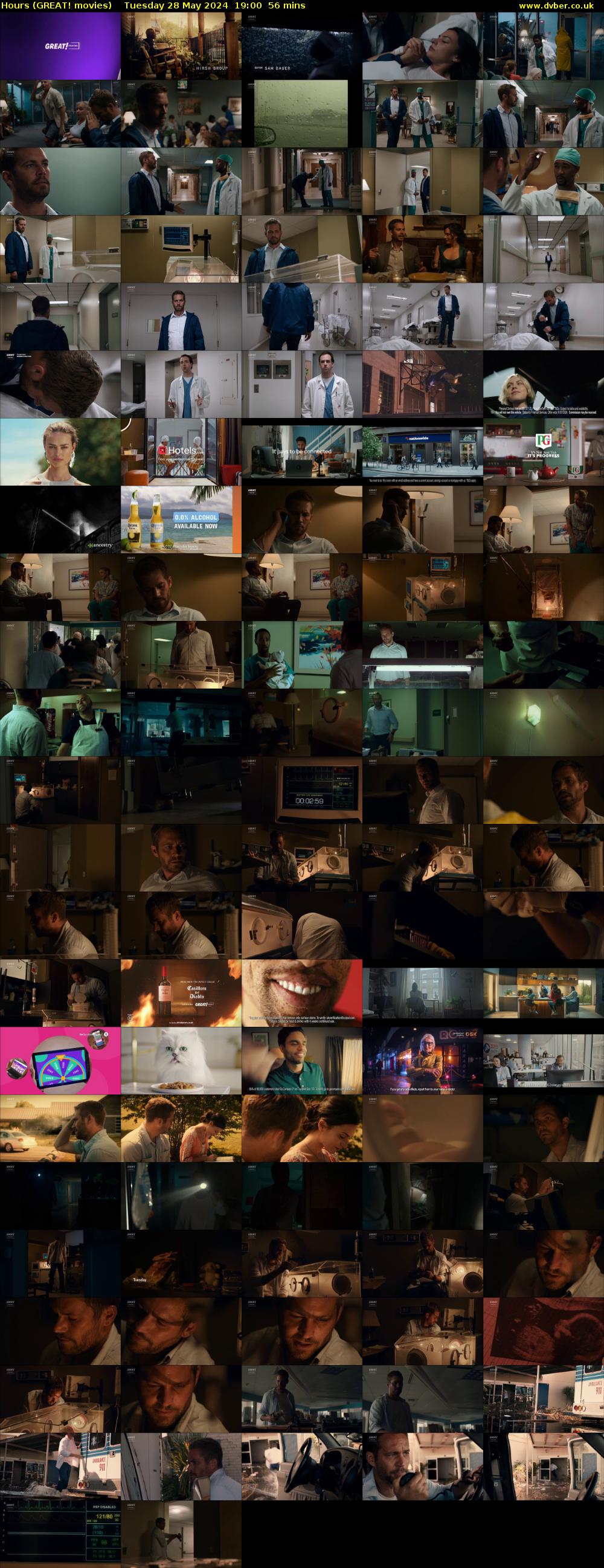 Hours (GREAT! movies) Tuesday 28 May 2024 19:00 - 19:56