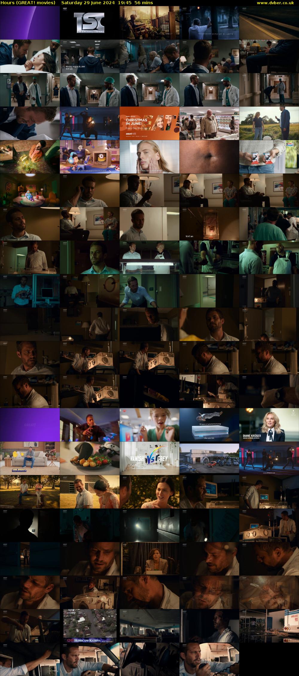 Hours (GREAT! movies) Saturday 29 June 2024 19:45 - 20:41