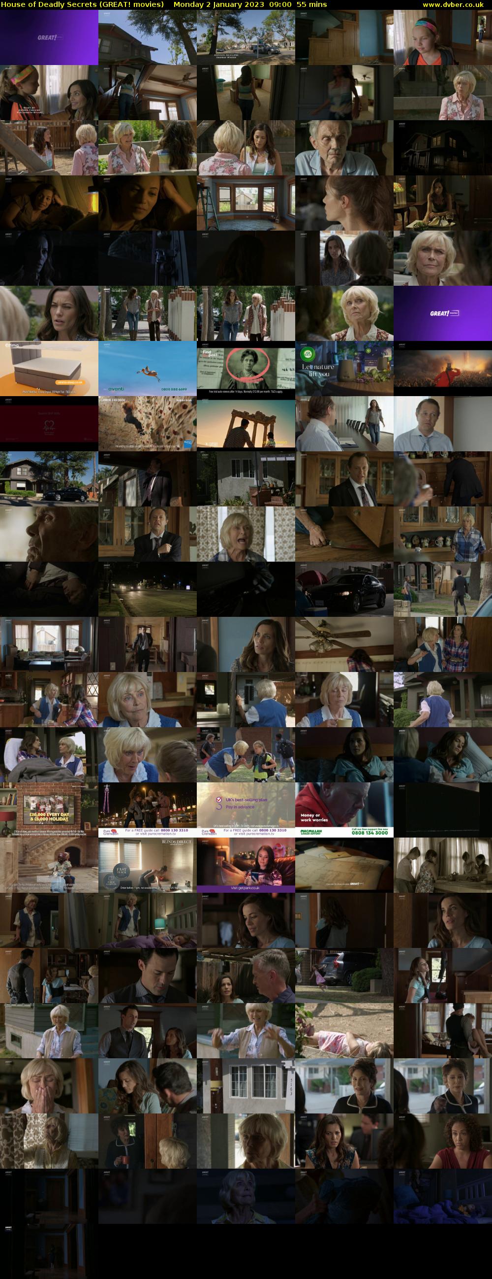 House of Deadly Secrets (GREAT! movies) Monday 2 January 2023 09:00 - 09:55