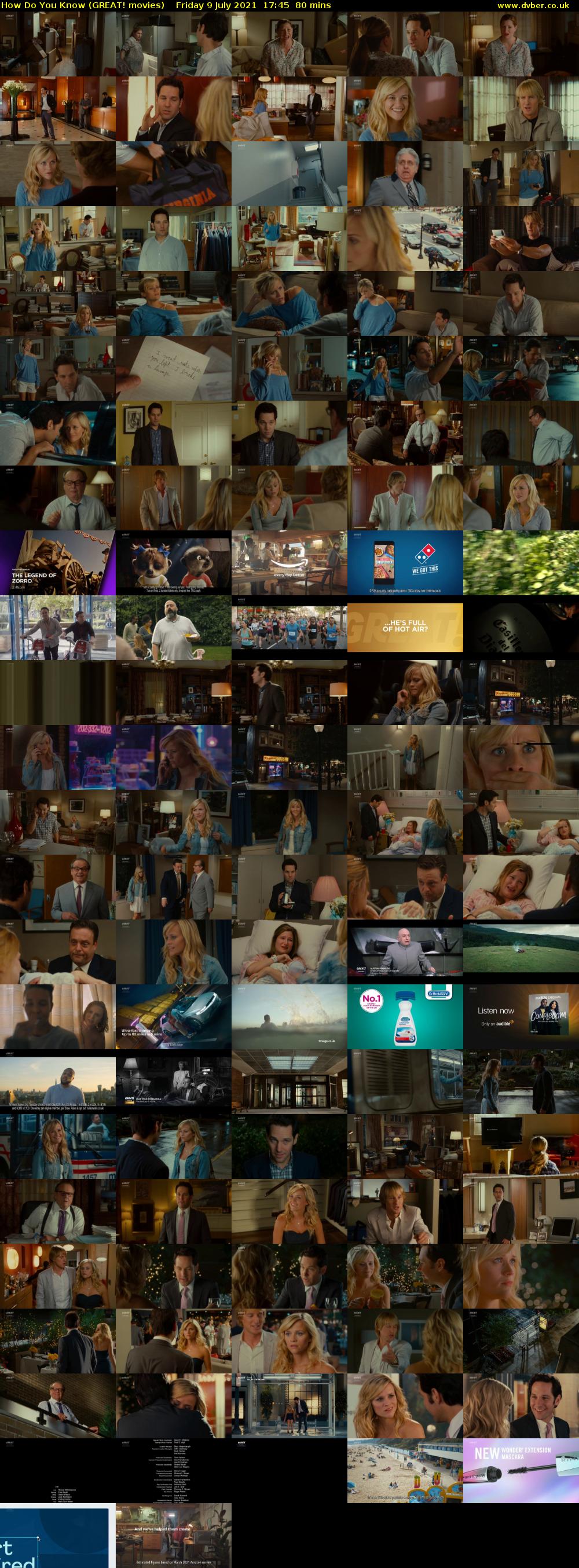 How Do You Know (GREAT! movies) Friday 9 July 2021 17:45 - 19:05